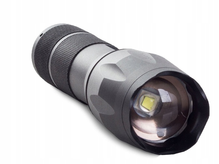 LATARKA TAKTYCZNA BAILONG ZOOM LED CREE XM-L3-U3 WOJSKOWA MOCNA AKUMULATOR