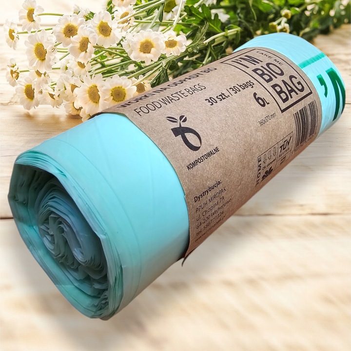 WORKI BIODEGRADOWALNE KOMPOSTOWALNE 6L BIO 150szt