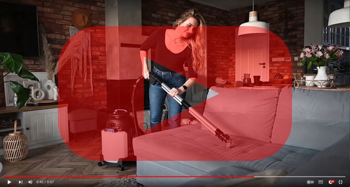 ODKURZACZ PIORĄCY DO TAPICERKI DYWANÓW 10W1 ZESTAW SSAWEK MOCNY PŁYN 1L