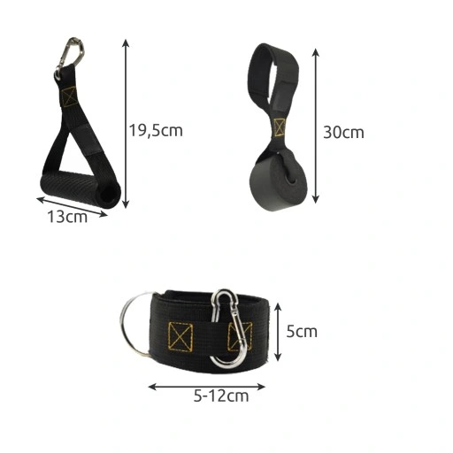 Gumy do Ćwiczeń Zestaw 5 Gum Oporowych Oporowe Fitness Treningowe + Uchwyty