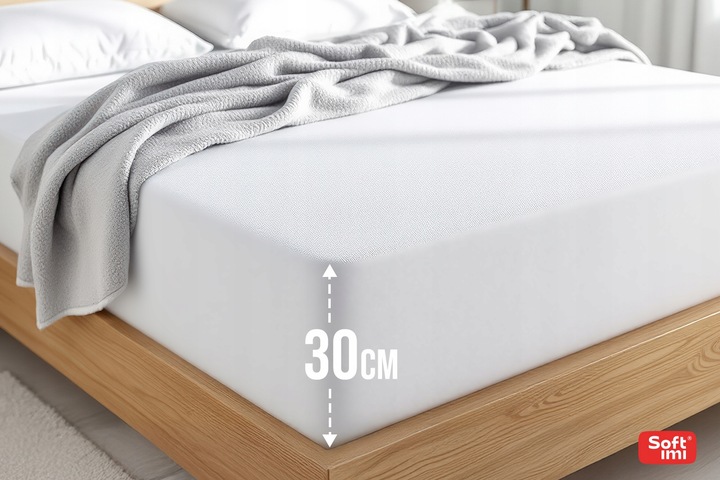 PRZEŚCIERADŁO WODOODPORNE Z GUMKĄ 90X200 NIEPRZEMAKALNE WODOSZCZELNE