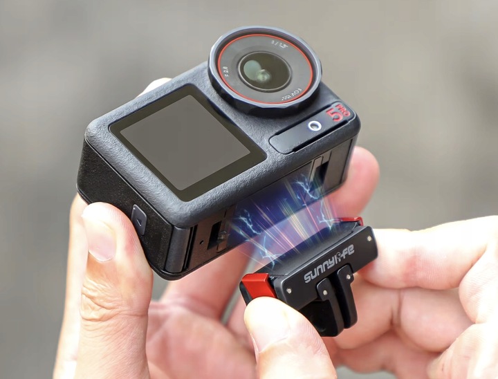 Mocowanie Uchwyt do Szybkiego Montażu 1/4 Cala do DJI Action 2 3 4 / 5