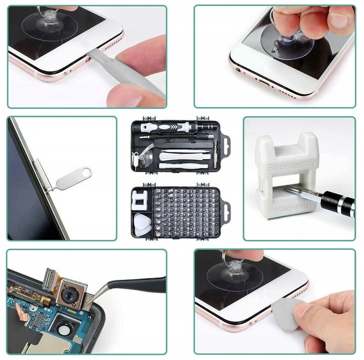 ZESTAW NARZĘDZI SERWISOWYCH DO NAPRAWY KOMPUTERÓW