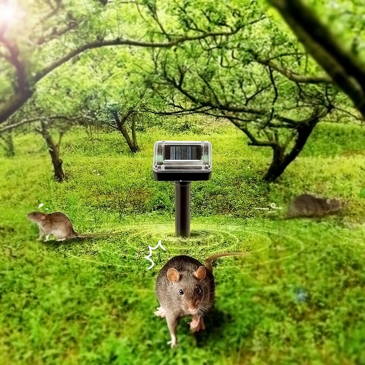 4X SILNY ODSTRASZACZ KRETÓW SOLARNY NA KRETY MOCNY