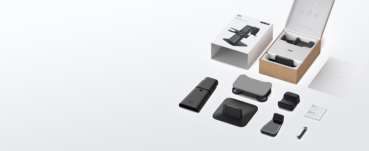 Stojak stacja ładująca ładowarka KIWI do gogli QUEST 2 / QUEST 3 | RGB