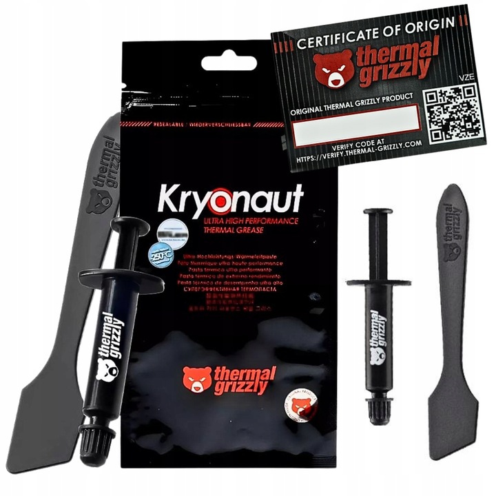 ORGINALNA Pasta termoprzewodząca Thermal Grizzly Kryonaut 1g 12,5W/mK
