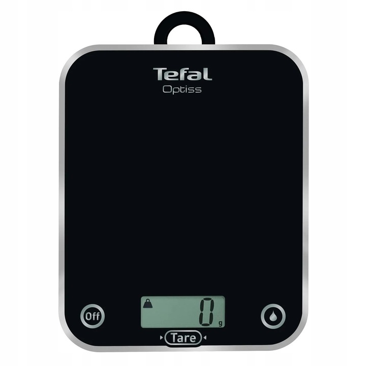 Waga kuchenna Tefal Optiss BC5005V0 Czarne szkło hartowane 5kg do