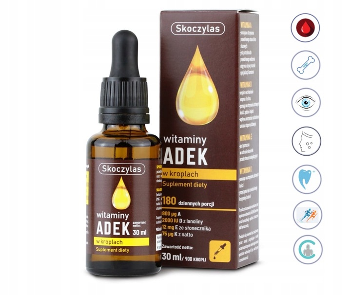 Witamina ADEK w kroplach Skoczylas 30ml