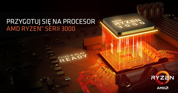 Zestaw Procesor AMD Ryzen 9 + Płyta AM4 +16GB DDR4