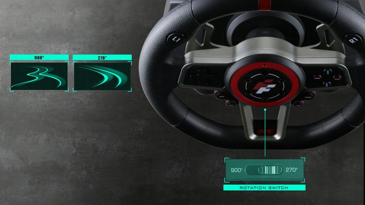 FLASHFIRE ES900R SUZUKA Kierownica 900° do gry PC/PS4/Xbox/Switch