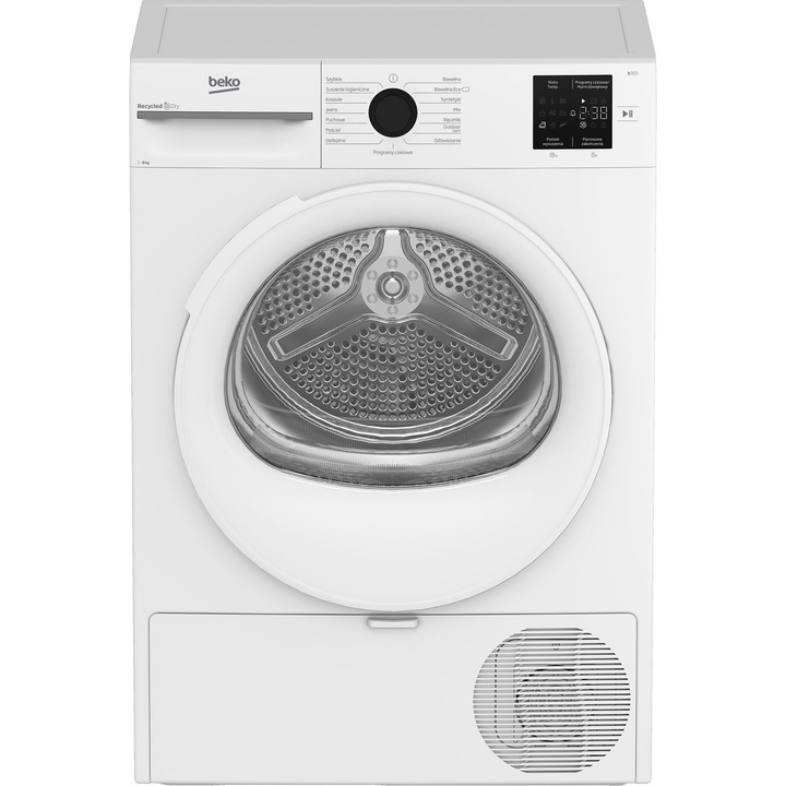Suszarka Beko BM1T38239W 8kg Pompa ciepła EcoGentle Slim 15 Programów