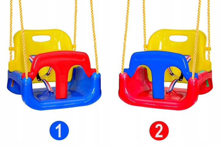 HUŚTAWKA DLA DZIECI OGRODOWA ZEWNĘTRZNA lub DOMOWA MODEL ZE STOLICZKIEM 4w1