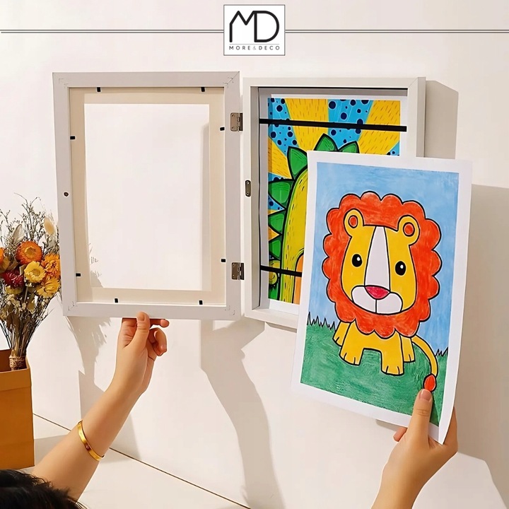 Ramka otwierana artystyczna A4 na rysunki zdjęcia obrazki prezenty