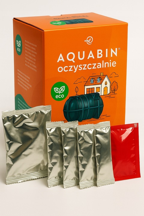Preparat Bakterie do Szamba Oczyszczalni Aktywator Aquabin 0,5 kg