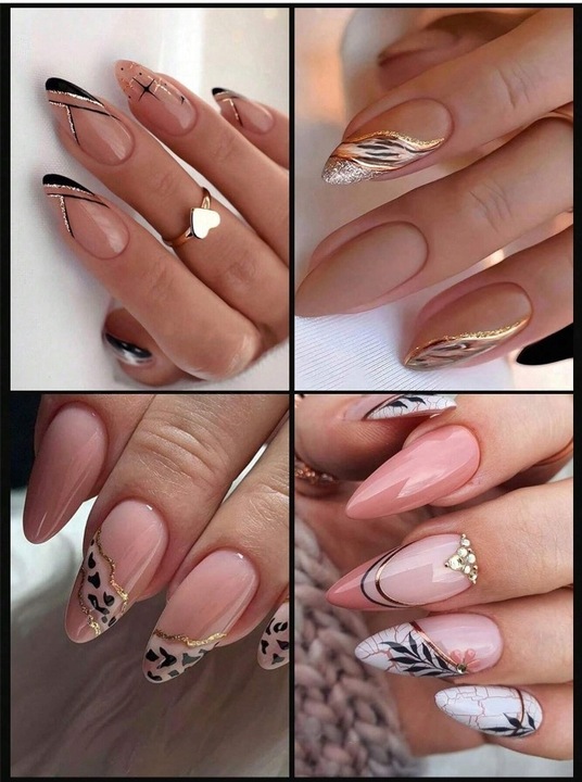 EXCELLENT FLEXI TIPSY TUNELOWE CLEAR ALMOND MIGDAŁ MIĘKKIE POD ŻEL 448 SZT.