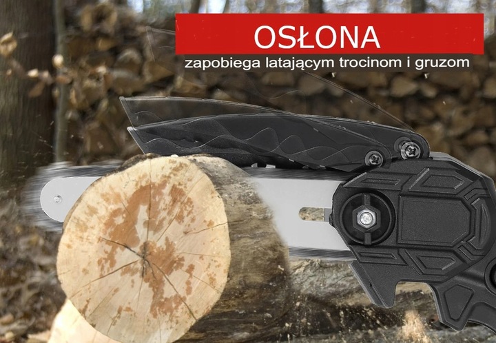 PIŁA ŁAŃCUCHOWA AKUMULATOROWA PILARKA 6" 2x AKUMULATOR 21V + WALIZKA