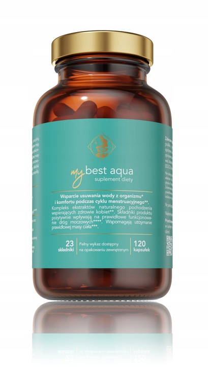 MyBestPharm MyBestAqua Suplement diety usuwanie wody dla kobiet 120 kap