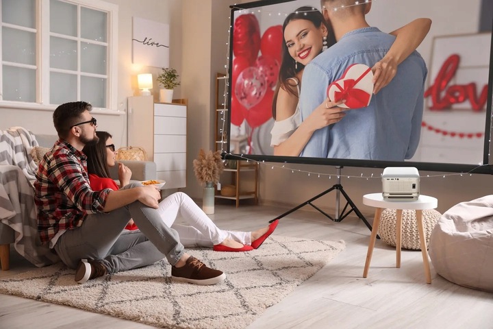 Projektor mini Rzutnik Kiano KVC01 WiFi Android 11 FULL HD 4K Autofocus LED