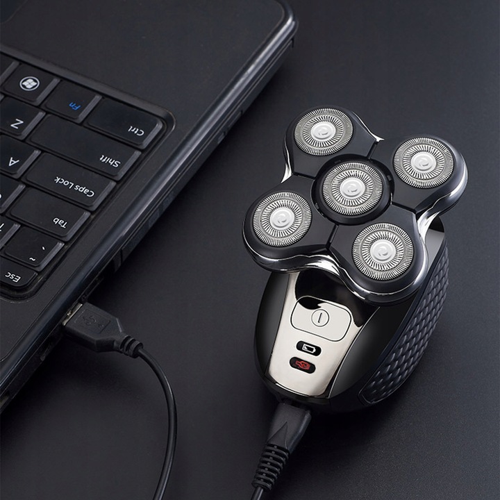 Golarka męska maszynka do golenia do brody włosów głowy 5w1