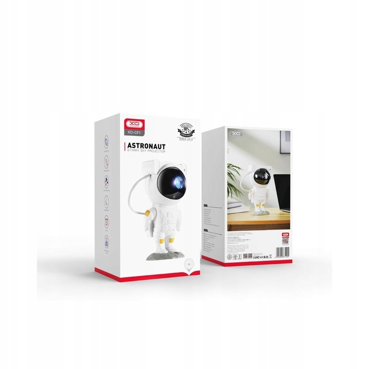Projektor rzutnik galaktyki LED Astronauta XO