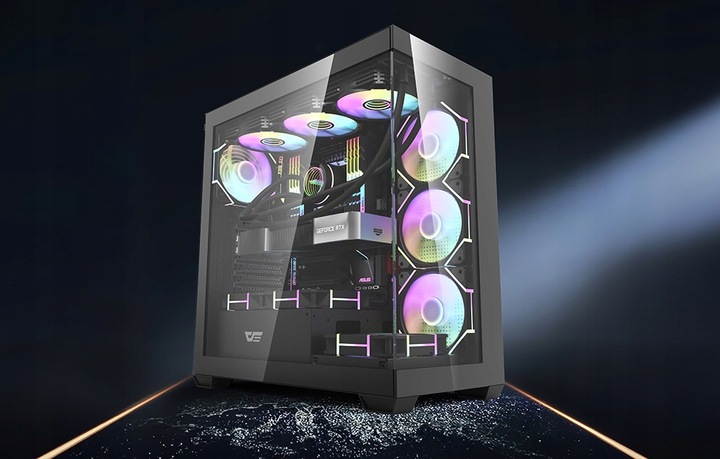 DarkFlash DS900 Obudowa Komputerowa Atx Midi Tower Usb 3.0 Piwnica Gaming