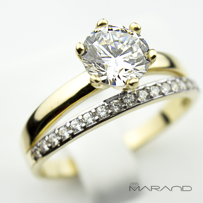 2w1 ZŁOTY PIERŚCIONEK NA ROCZNICĘ 333 8K r 14