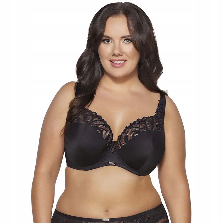 Biustonosz półusztywniany Ava 2105 czarny 80G