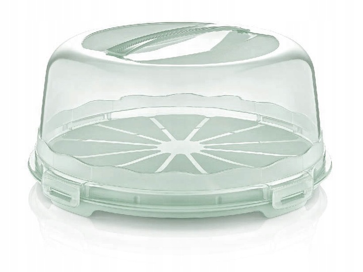 POJEMNIK NA CIASTO 30cm wypieki TORTOWNICA z uchwytem ZAMYKANA pudełko