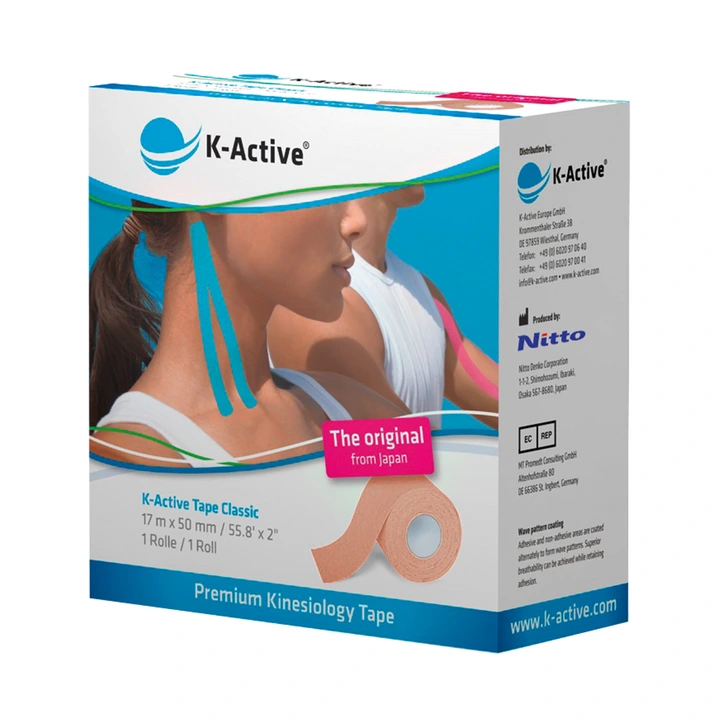 K-Active Kinesiology Tape beżowy 5cm/17m (Nitto)