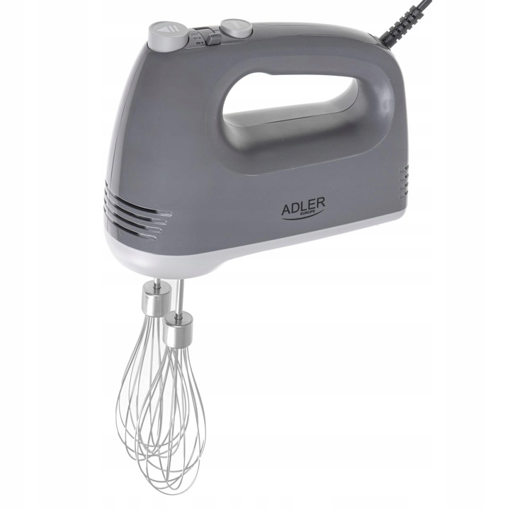 Mikser ręczny 750W 5 biegów tryb TURBO 6 mieszadeł Haki Trzepaki Separator