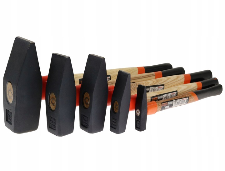 MŁOTEK ŚLUSARSKI ZESTAW KOMPLET 5 MŁOTKÓW MŁOTKI