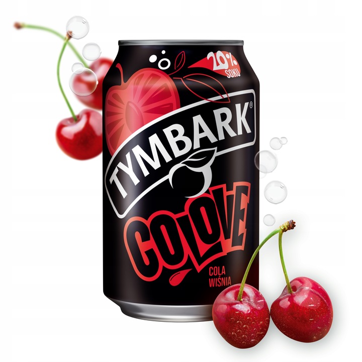 Napój gazowany Tymbark Colove Cola wiśnia puszka 12x 330ml