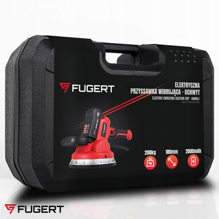 WIBRUJĄCA PRZYSSAWKA DO PŁYTEK POZIOMOWANIA WIBRACYJNA MAX 200KG 2x