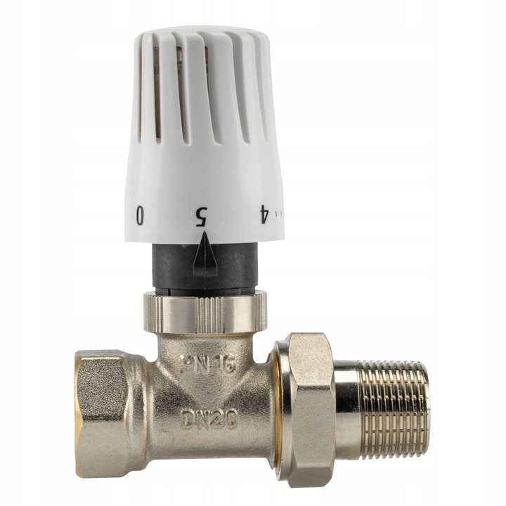 ZESTAW TERMOSTATYCZNY PROSTY FI 3/4 '' DN20 GŁOWICA + ZAWÓR TERMOSTATYCZNY