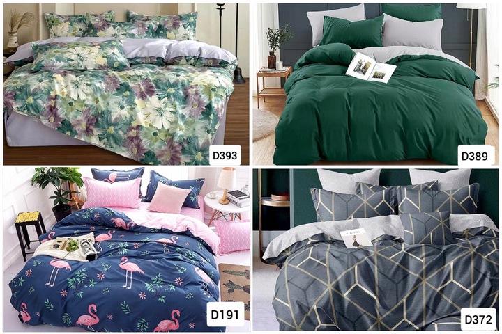 KOMPLET POŚCIELI DWUSTRONNEJ 160x200 NOWE WZORY