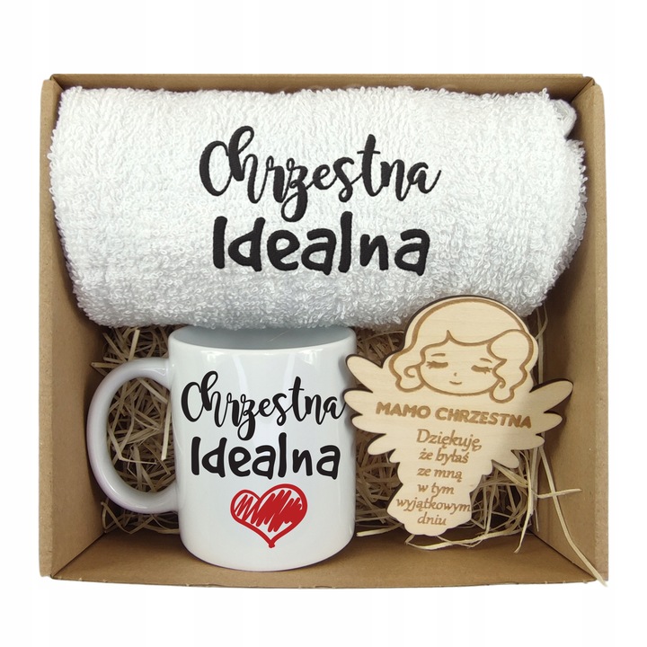 PREZENT PODZIĘKOWANIE DLA RODZICÓW CHRZESTNYCH KOMUNIA ŚWIĘTA CHRZEST