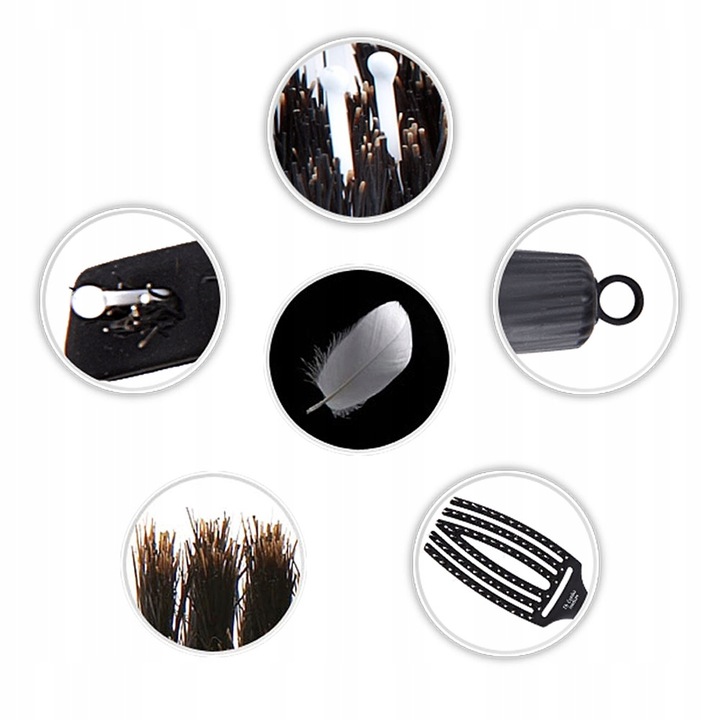 Olivia Garden Finger Brush Combo szczotka medium