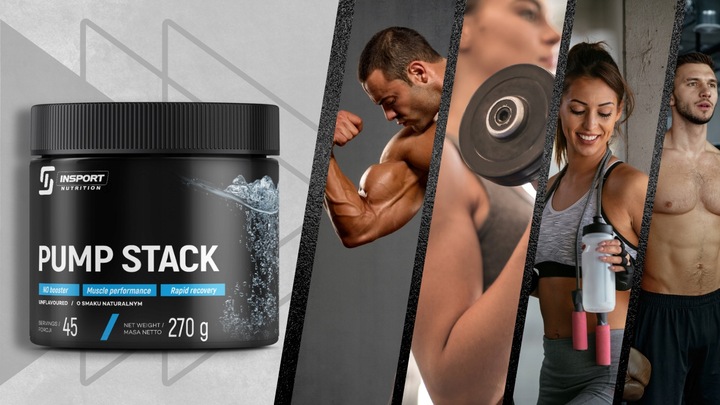 ARGININA CYTRULINA 270g PRZEDTRENINGÓWKA POMPA PUMP STACK Pure |