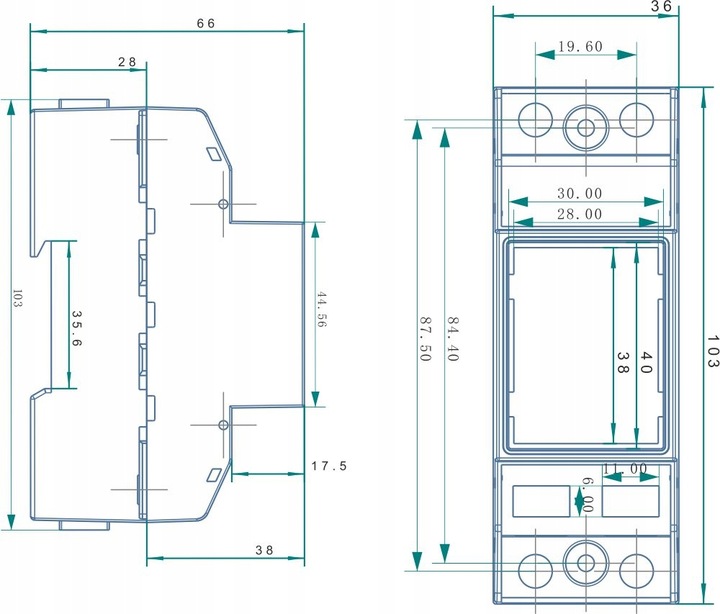 LICZNIK JEDNOFAZOWY ENERGII PRĄDU 10(80)A 1F