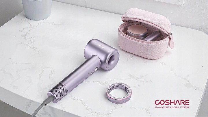 Mocna Suszarka do Włosów COSHARE EssenceRing SuperFlow1 Jonizacja