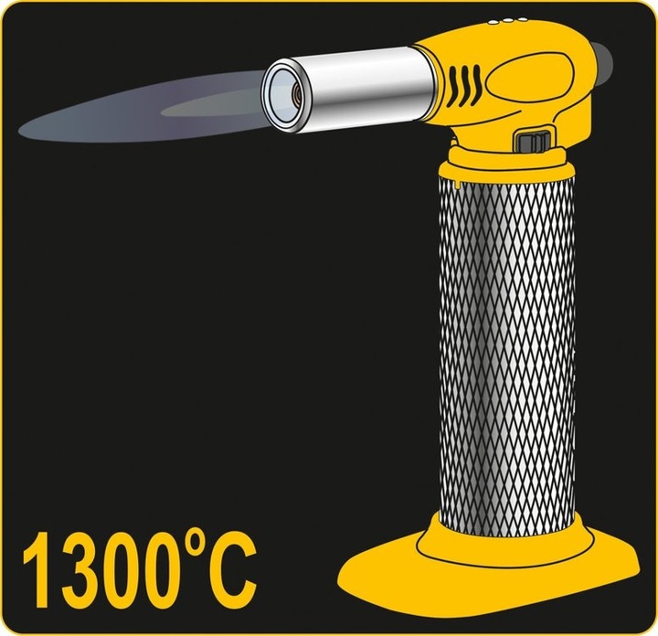 PALNIK GAZOWY LUTLAMPA ZAPŁON PIEZO Z REGULACJĄ