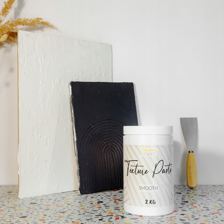 Pasta strukturalna gładka biała do tworzenia struktur i efektów 3D 2kg