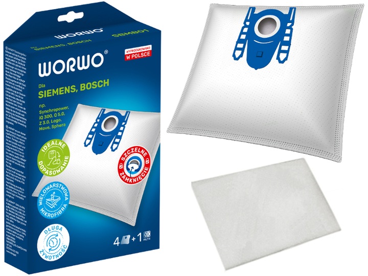 WORKI DO ODKURZACZA BOSCH GL30 GL20 TYP G H SERIE 2 SERIE 4 SERIE 6