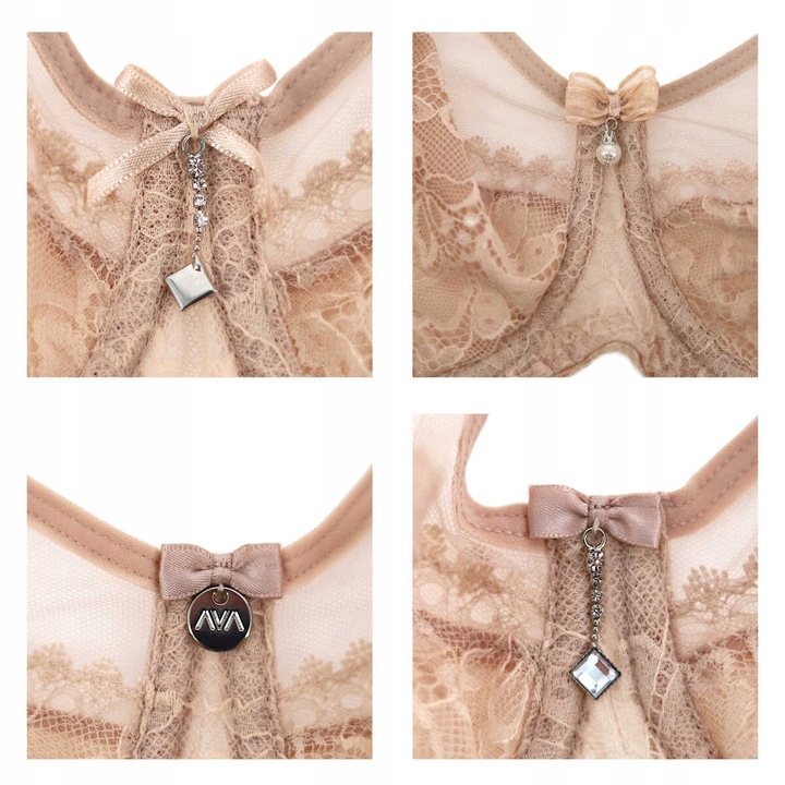 AVA Biustonosz 1396 Crystal beżowy 85E