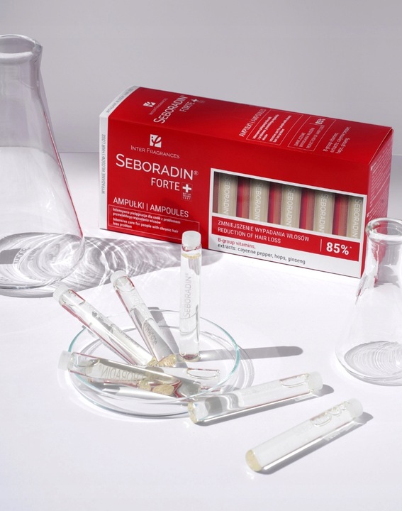 Kuracja przeciw wypadaniu włosów Seboradin FORTE 14 x 5,5 ml