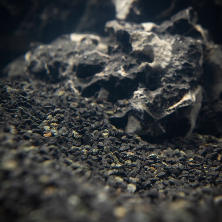 Czarny Piasek Żwirek do Akwarium Naturalny Doskonały dla Roślin 24kg 2-3mm