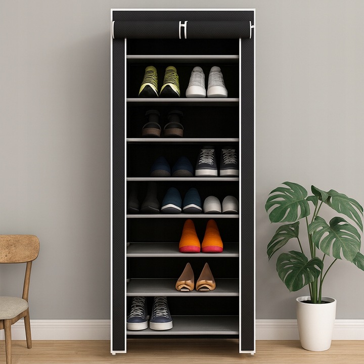 SZAFKA MATERIAŁOWA NA BUTY UBRANIA REGAŁ PÓŁKA GARDEROBA 9 PÓŁEK DUŻA