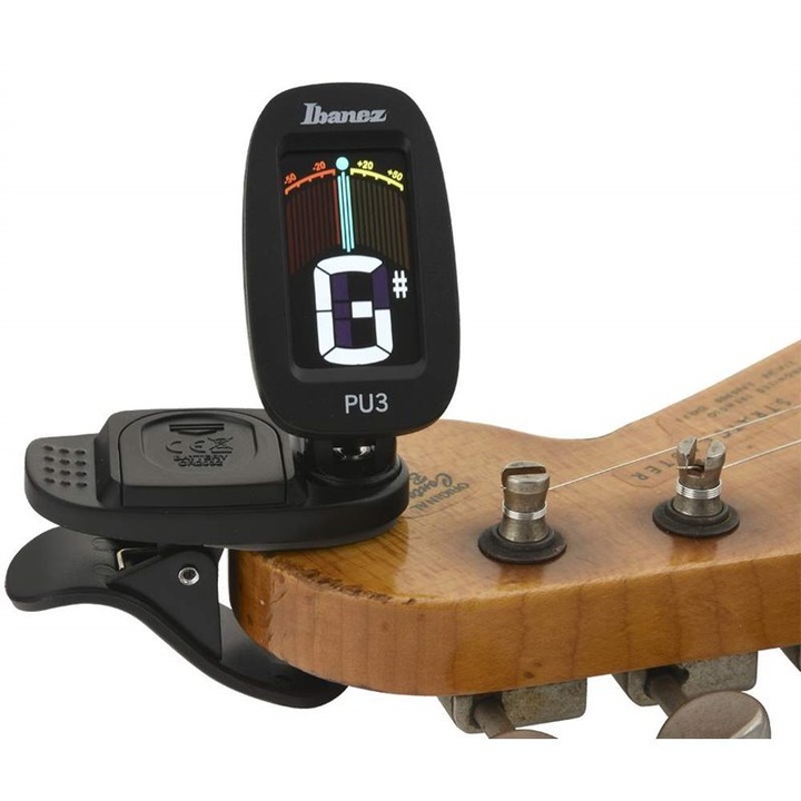 IBANEZ PU3 BK Czarny tuner elektroniczny