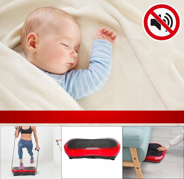 PLATFORMA WIBRACYJNA MASAŻER TRENING CAŁEGO CIAŁA WYSZCZUPLAJĄCA WIBRUJĄCA