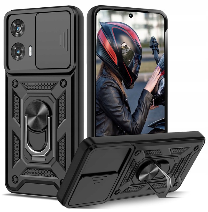 Etui do Motorola EDGE 50 Fusion PANCERNE SLIDE RING CASE